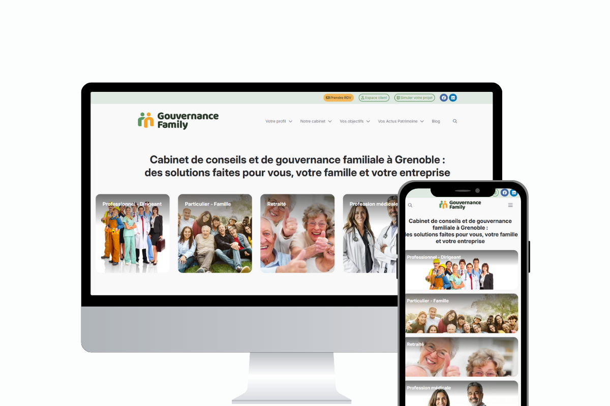 Site internet Gouvernance Family